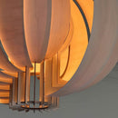 Wooden Lantern Pendant Lamp