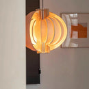 Wooden Lantern Pendant Lamp