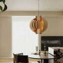 Wooden Lantern Pendant Lamp