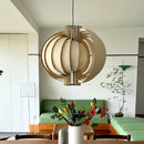 Wooden Lantern Pendant Lamp