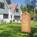 Wooden Outdoor Lockable Garden Tool Storage by LJGDeals