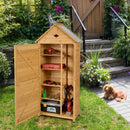 Wooden Outdoor Lockable Garden Tool Storage by LJGDeals