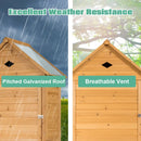 Wooden Outdoor Lockable Garden Tool Storage by LJGDeals