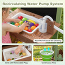 Wooden Mud Farm Playset with Planter Box and Water Pump by LJGDeals
