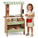 Wooden Grocery Store Playset with Chalkboard & 43 Accessories by LJGDeals