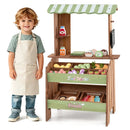 Wooden Grocery Store Playset with Chalkboard & 43 Accessories by LJGDeals
