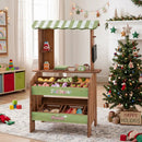 Wooden Grocery Store Playset with Chalkboard & 43 Accessories by LJGDeals