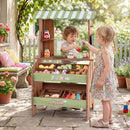 Wooden Grocery Store Playset with Chalkboard & 43 Accessories by LJGDeals