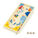 Wooden Pinball Machine with 3 Balls for Kids 8+ and Adults