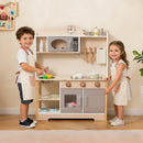 Wooden Play Kitchen Cooking Toy Playset for Kids-White by LJGDeals