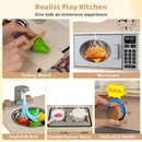 Wooden Play Kitchen Cooking Toy Playset for Kids-White by LJGDeals