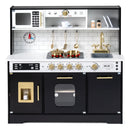 Wooden Play Kitchen for Kids with Realistic Lights and Sounds by LJGDeals