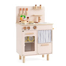 Wooden Play Kitchen Set for Kids with Stove, Sink & Faucet by LJGDeals