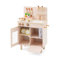 Wooden Play Kitchen Set for Kids with Stove, Sink & Faucet by DirectDeals