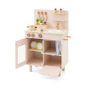 Wooden Play Kitchen Set for Kids with Stove, Sink & Faucet by LJGDeals