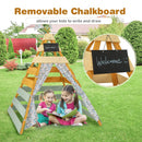Triangle Hideaway Playhouse with Removable Chalkboard for Indoor and Outdoor by LJGDeals
