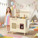 Wooden Pretend Kitchen Playset with Realistic Ice Maker