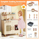 Wooden Pretend Kitchen Playset with Realistic Ice Maker by LJGDeals