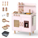 Wooden Pretend Kitchen Playset with Realistic Ice Maker by LJGDeals