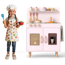 Wooden Pretend Kitchen Playset with Realistic Ice Maker by LJGDeals