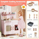 Wooden Pretend Kitchen Playset with Realistic Ice Maker by LJGDeals