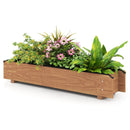 Wooden Raised Garden Bed with Drainage Holes for Vegetable Flower Herb Succulent by LJGDeals