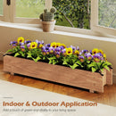 Wooden Raised Garden Bed with Drainage Holes for Vegetable Flower Herb Succulent by LJGDeals