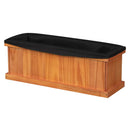 Wooden Raised Garden Bed with Drainage Holes and Liner Solid Fir Wood Planter Box by LJGDeals