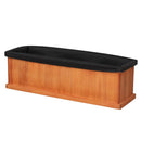 Wooden Raised Garden Bed with Drainage Holes and Liner Solid Fir Wood Planter Box by LJGDeals
