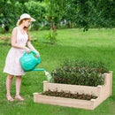 3-Tier Wooden Raised Garden Bed for Backyard Patio Gardening by LJGDeals