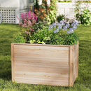 Wooden Raised Garden Bed Elevated Planter Box with Open-Ended Base by LJGDeals