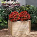 Wooden Raised Garden Bed Elevated Planter Box with Open-Ended Base by LJGDeals