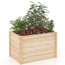 Wooden Raised Garden Bed Elevated Planter Box with Open-Ended Base by LJGDeals
