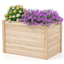 Wooden Raised Garden Bed Elevated Planter Box with Open-Ended Base by LJGDeals