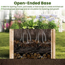 Wooden Raised Garden Bed Elevated Planter Box with Open-Ended Base by LJGDeals