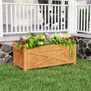 Wooden Raised Garden Bed Drainage Holes for Patio Garden