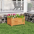 Wooden Raised Garden Bed Drainage Holes for Patio Garden