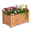 Wooden Raised Garden Bed Drainage Holes for Patio Garden by LJGDeals