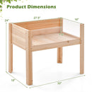 30/47 Inch Wooden Raised Garden Bed by LJGDeals