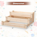 3-Tier Wooden Raised Garden Bed for Backyard Patio Gardening by LJGDeals