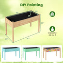 Wooden Raised Vegetable Garden Bed Elevated Grow Vegetable Planter by LJGDeals