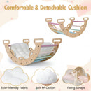 Wooden Rocking Climbing Arch with Cushion 3-in-1 Montessori by LJGDeals