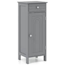 Wooden Storage Free-Standing Floor Cabinet with Drawer and Shelf by LJGDeals