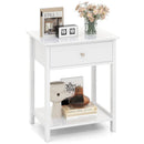 Wooden Storage Shelf with Drawer for Bedroom and Living Room by LJGDeals