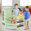 Kids Wooden Supermarket Play Toy Set with Checkout Counter by LJGDeals