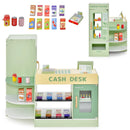 Kids Wooden Supermarket Play Toy Set with Checkout Counter by LJGDeals