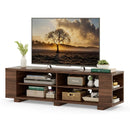59 Inch Console Storage Entertainment Media Wood TV Stand-Walnut by LJGDeals