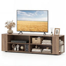 59 Inch Console Storage Entertainment Media Wood TV Stand-Walnut by LJGDeals