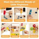 Wooden Pretend Play Workbench Set with Blackboard for Toddlers Ages 3+ by DirectDeals