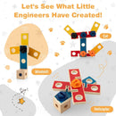 Wooden Pretend Play Workbench Set with Blackboard for Toddlers Ages 3+ by LJGDeals